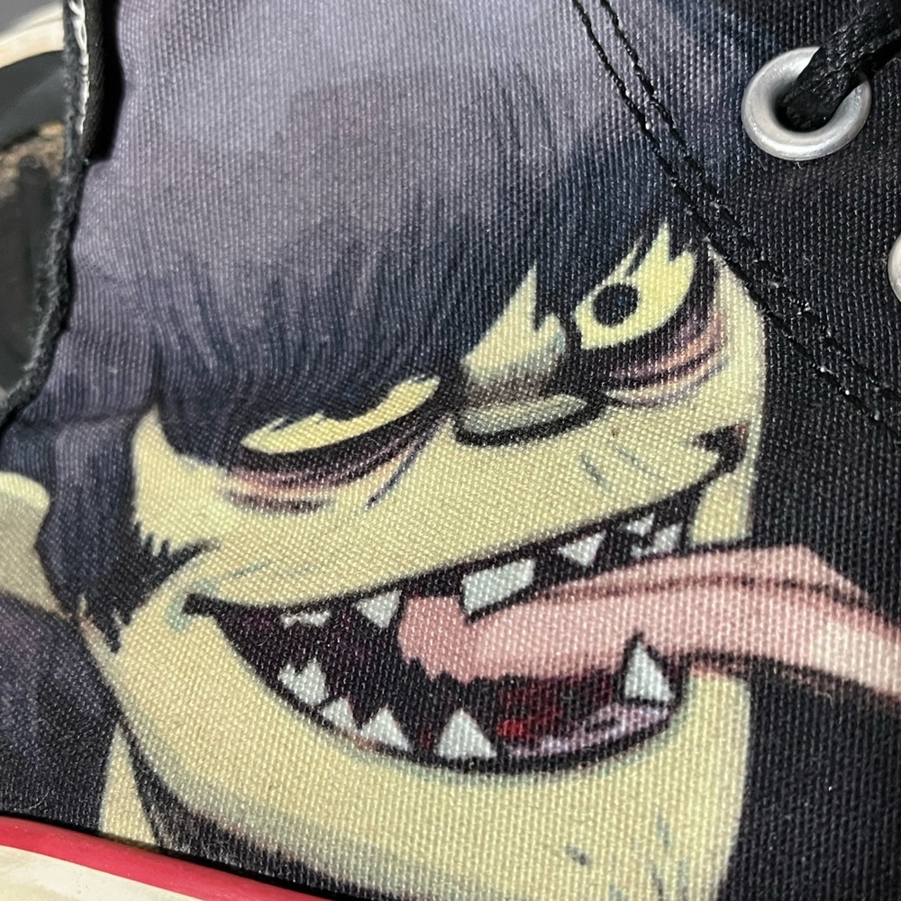 Converse Gorillaz X Chuck Taylor All Star Murdoc Mens Sz 4 Womens 6 RARE black - Picture 4 of 16